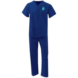 Pijama médico marino